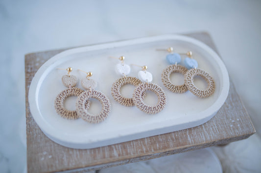 Clay Earrings | Coastal Shores Dangles | Coastal Shores Collection