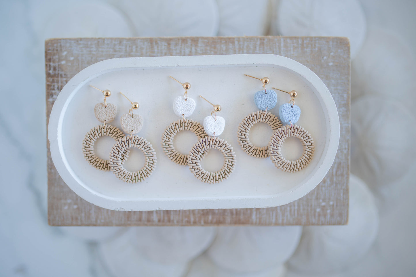 Clay Earrings | Coastal Shores Dangles | Coastal Shores Collection
