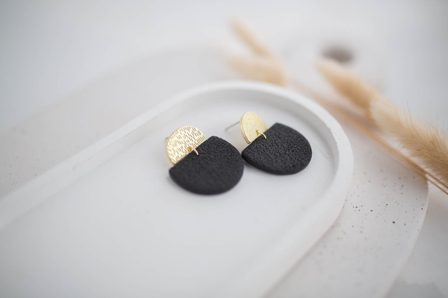 Clay Earrings | Simple Dangles | All Things Neutral Collection