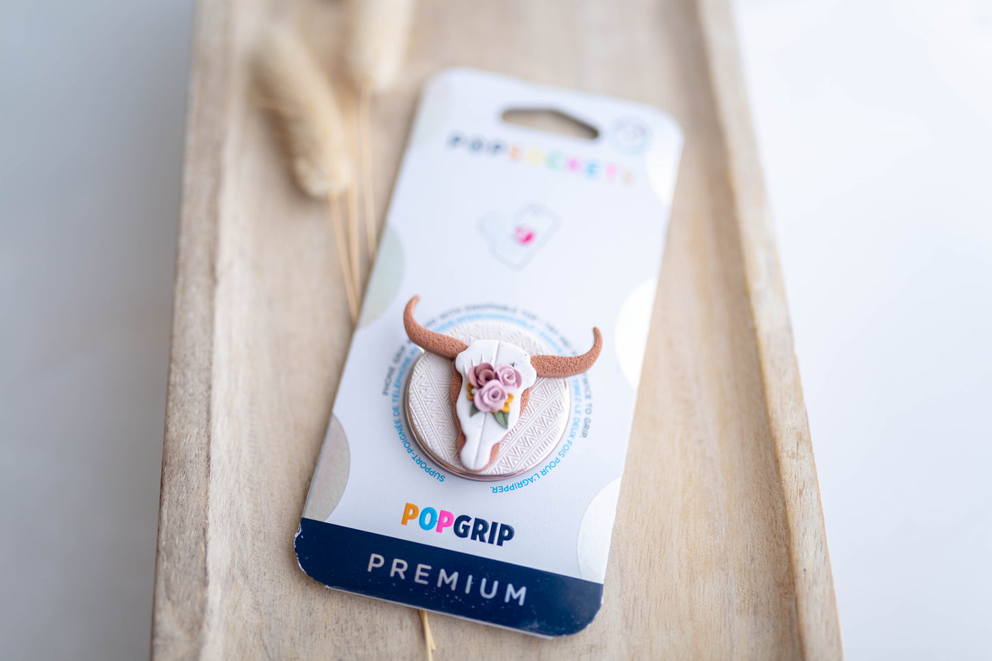 Clay PopSocket | Longhorn
