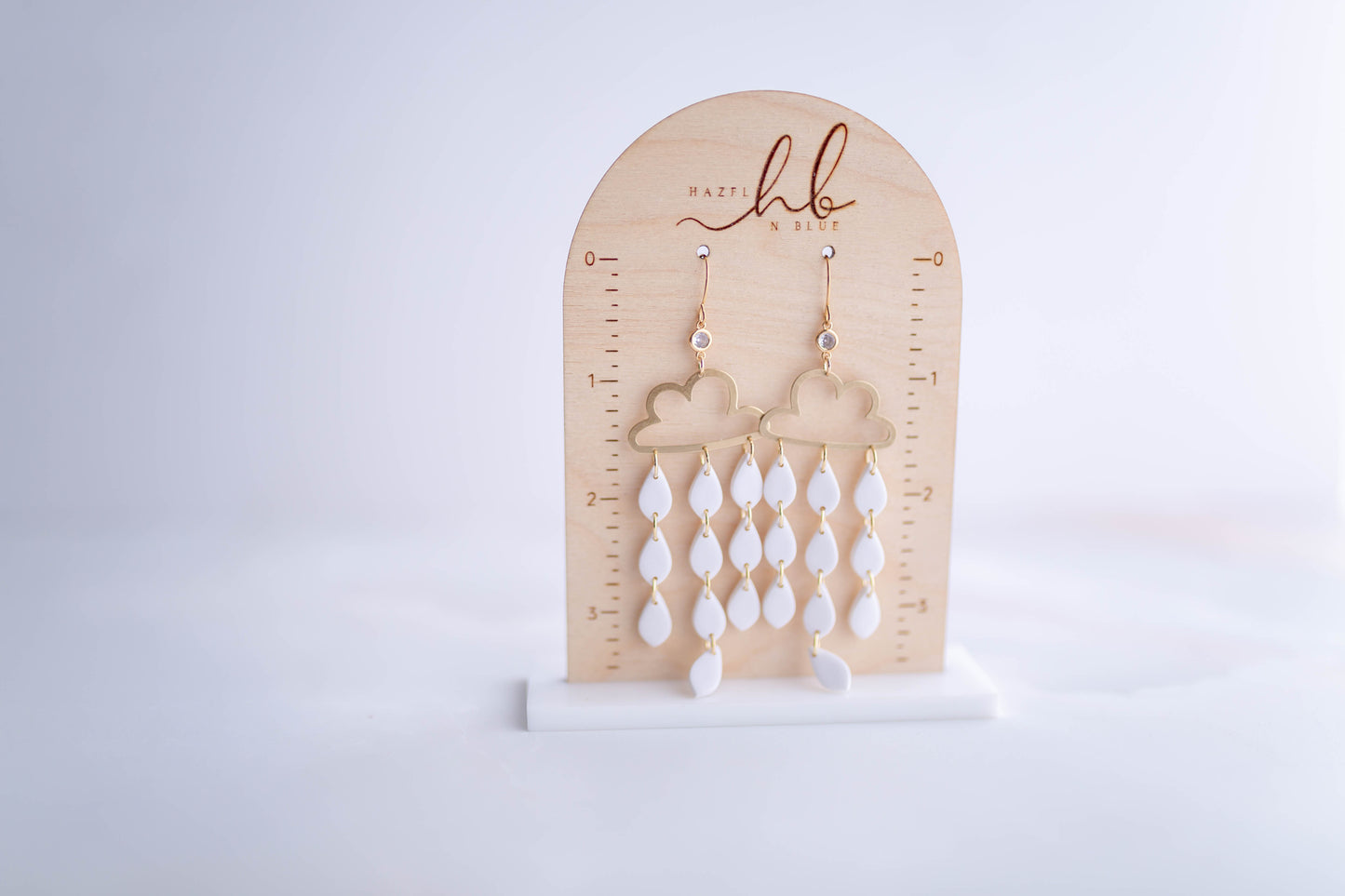 Clay Earrings | Rain Cloud Dangles | Luxe Collection