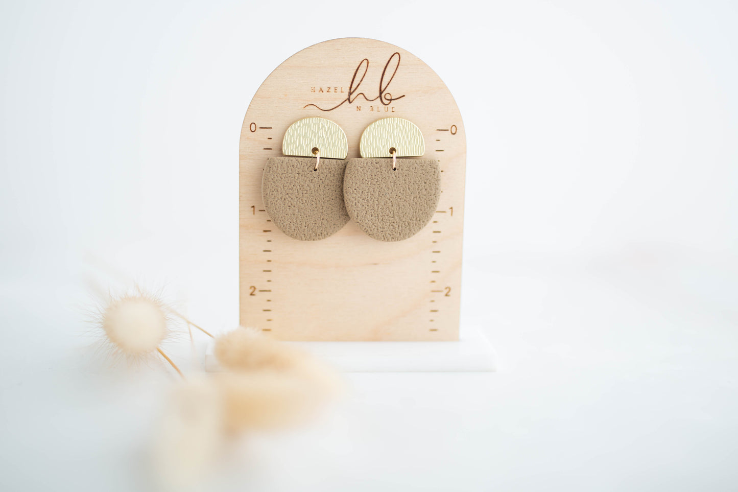 Clay Earrings | Simple Dangles | All Things Neutral Collection