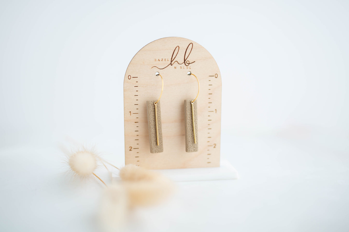 Clay Earrings | Simple Hoops | All Things Neutral Collection