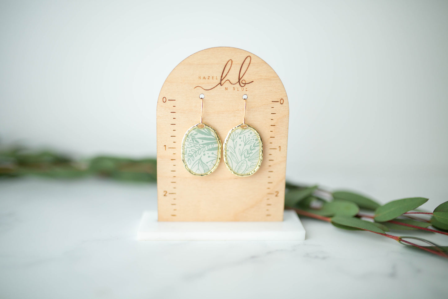 Clay Earrings | Flora Windows | Earth+Sky Collection