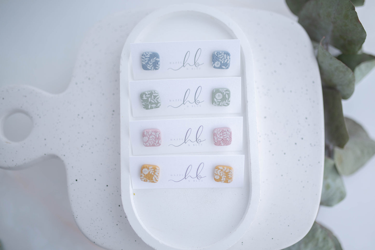 Clay Earrings | In Bloom Studs | In Bloom Collection