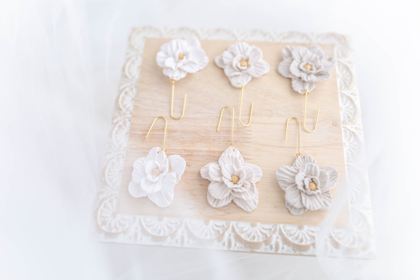 Clay Earrings | Fluer Dangles | Luxe Collection