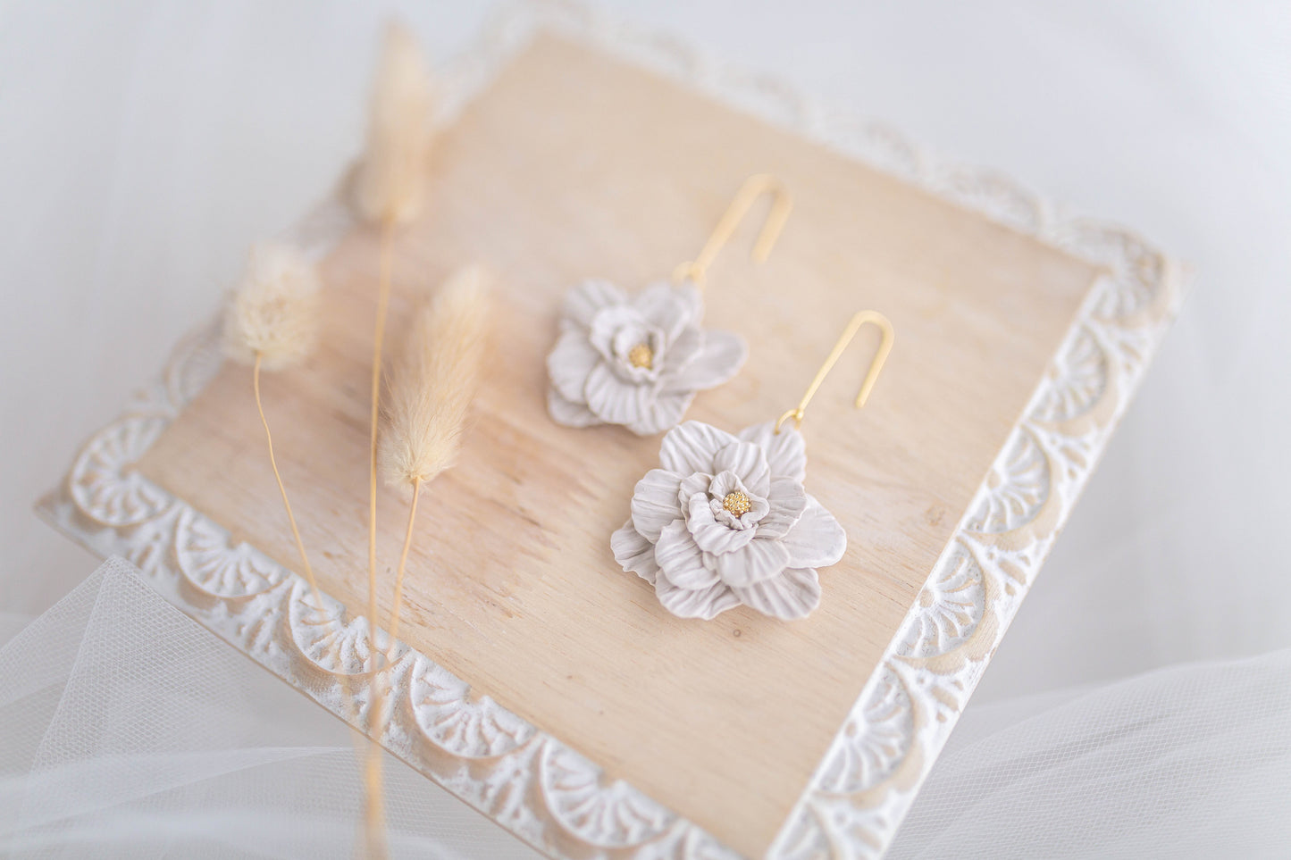 Clay Earrings | Fluer Dangles | Luxe Collection