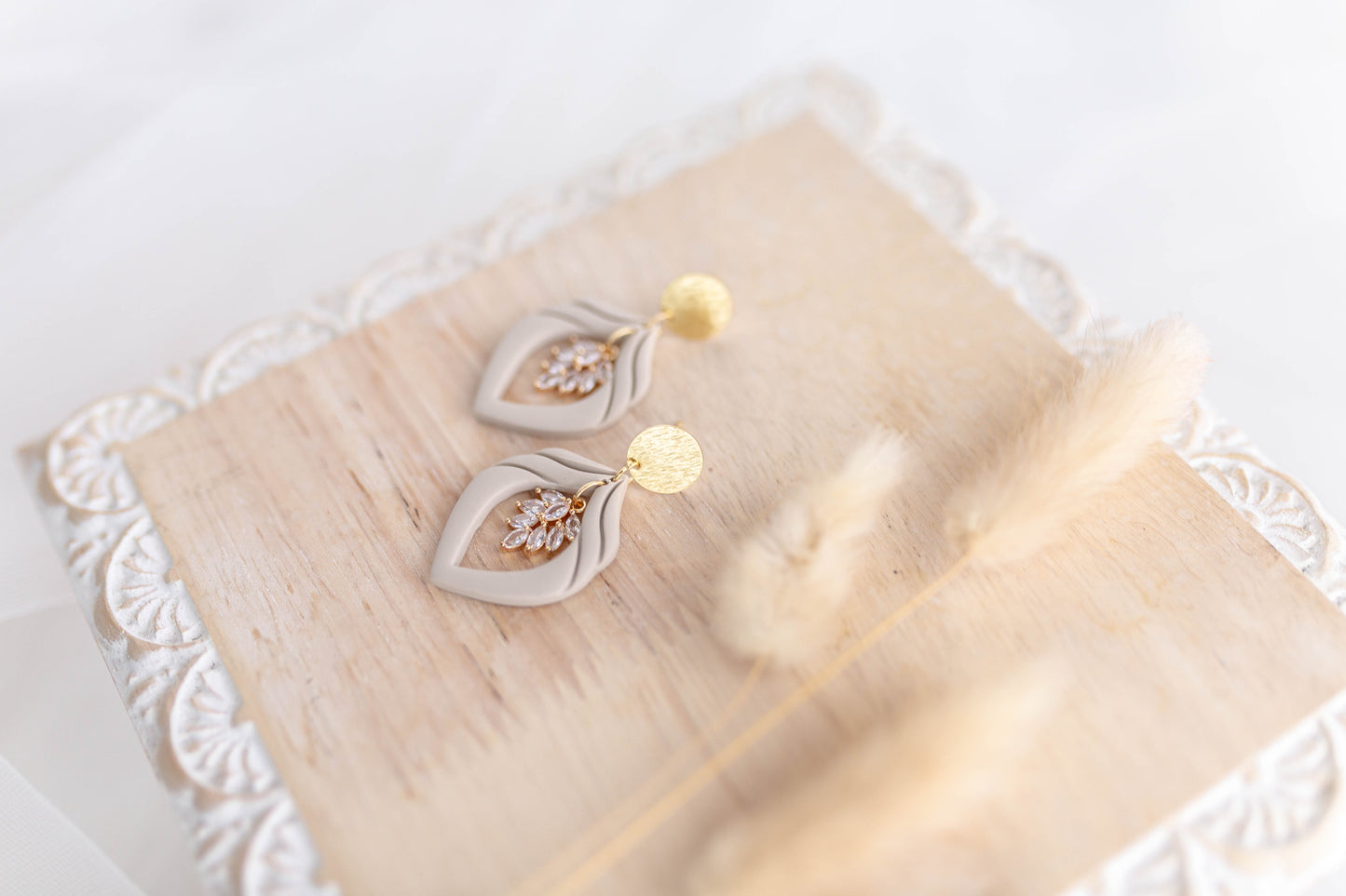 Clay Earrings | Luxe Crystal Dangles | Luxe Collection