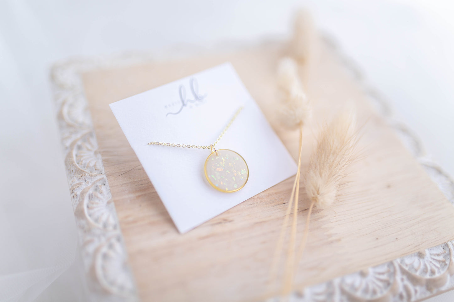 Clay Necklace | Opal Necklace | Luxe Collection