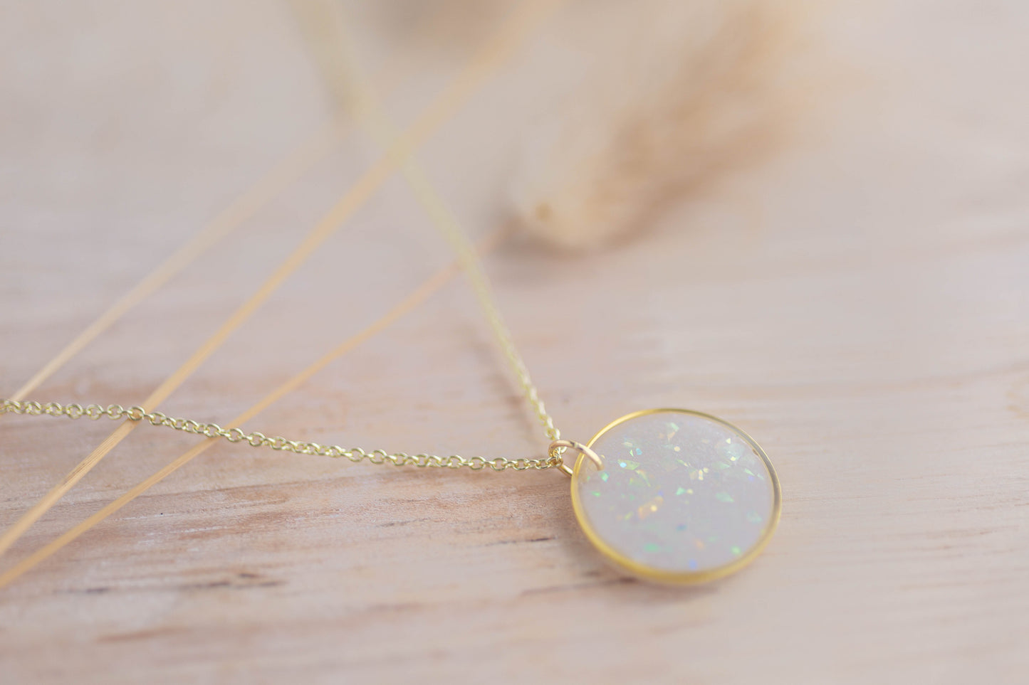 Clay Necklace | Opal Necklace | Luxe Collection