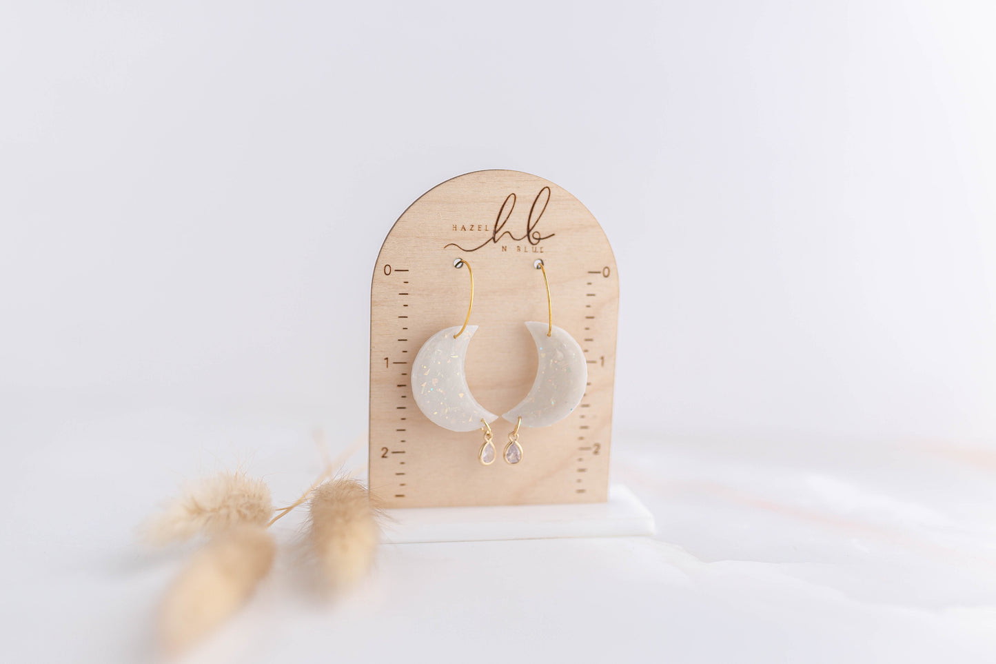 Clay Earrings | Opal Moons | Luxe Collection