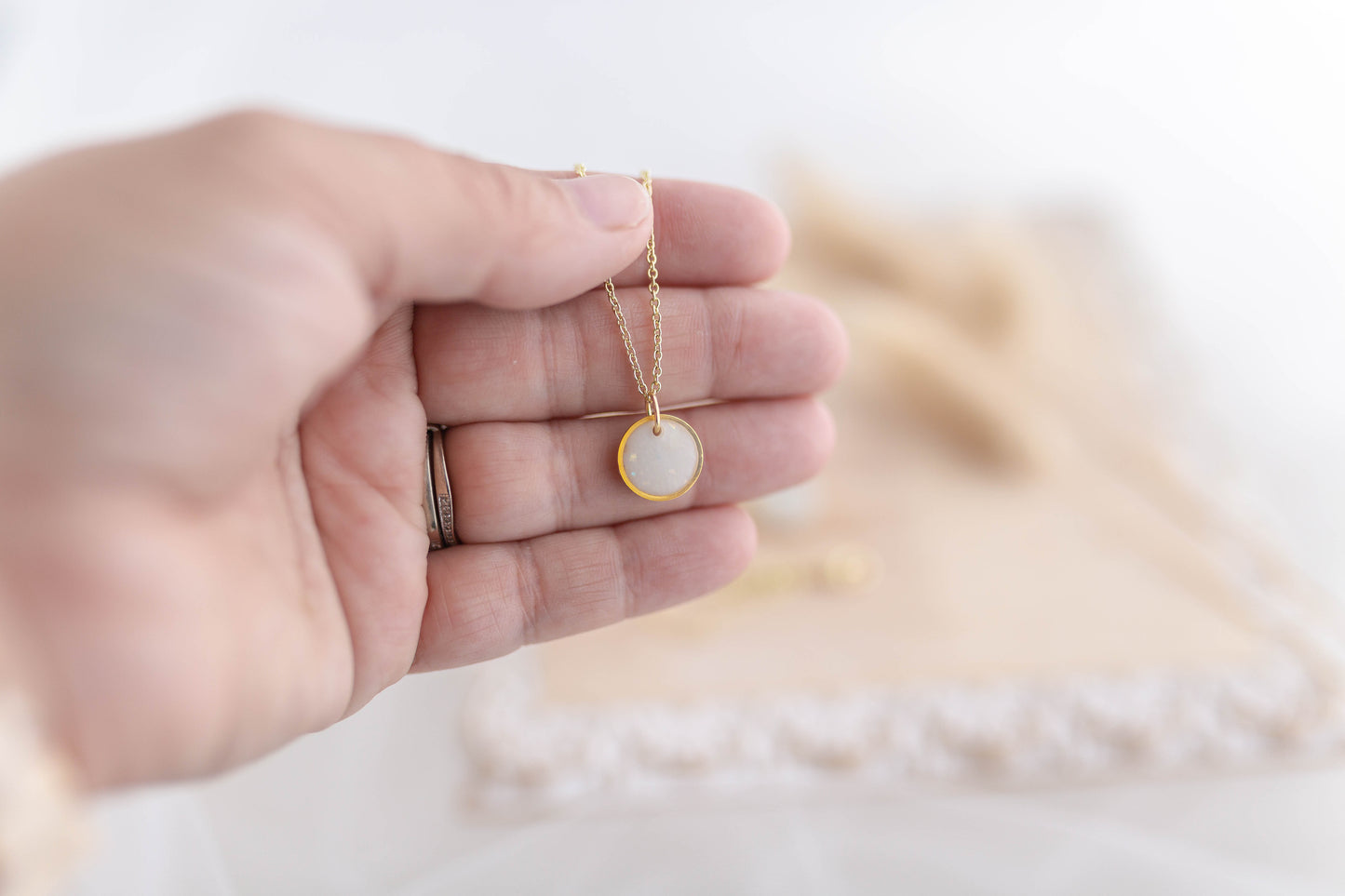 Clay Necklace | Opal Necklace | Luxe Collection
