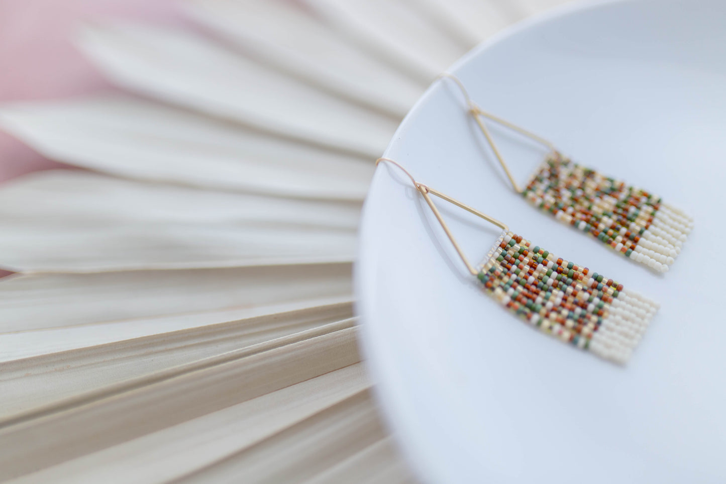 Beaded Earrings | Arizona Fringe | Desert Collection
