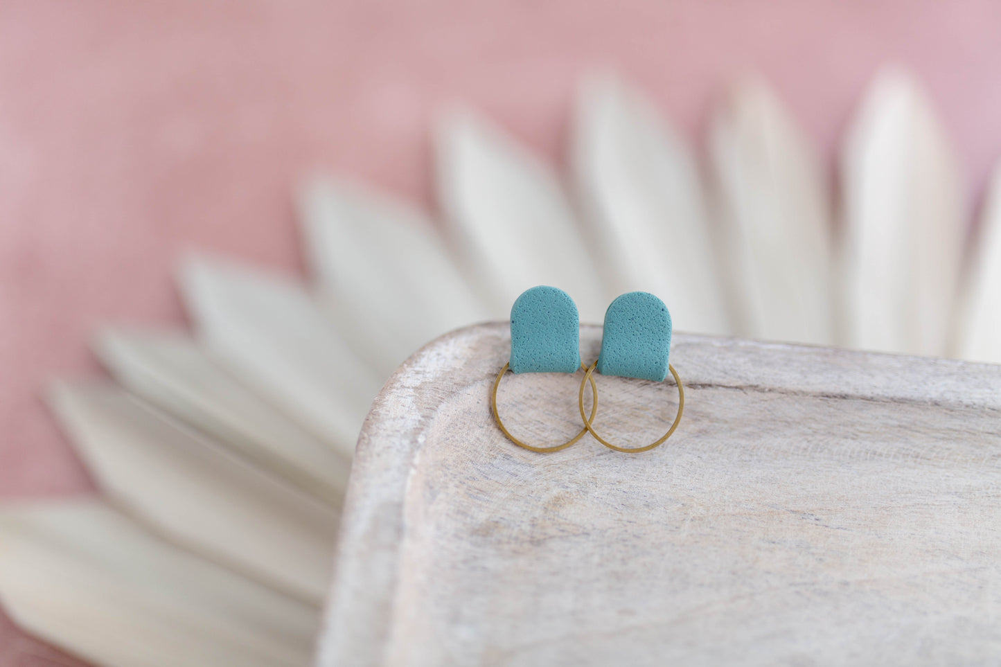 Clay Earrings | Simple Desert Studs | Desert Collection