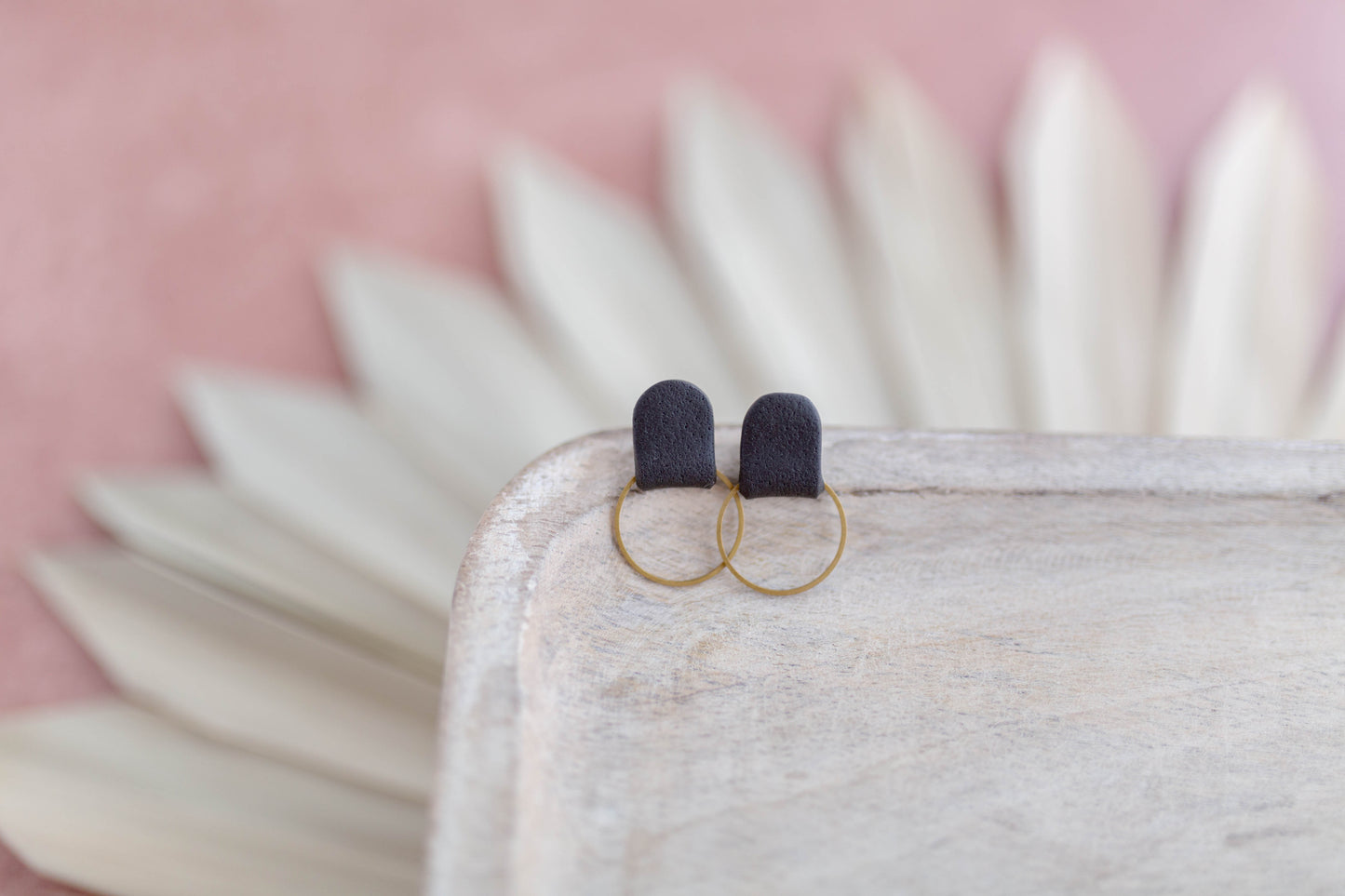 Clay Earrings | Simple Desert Studs | Desert Collection