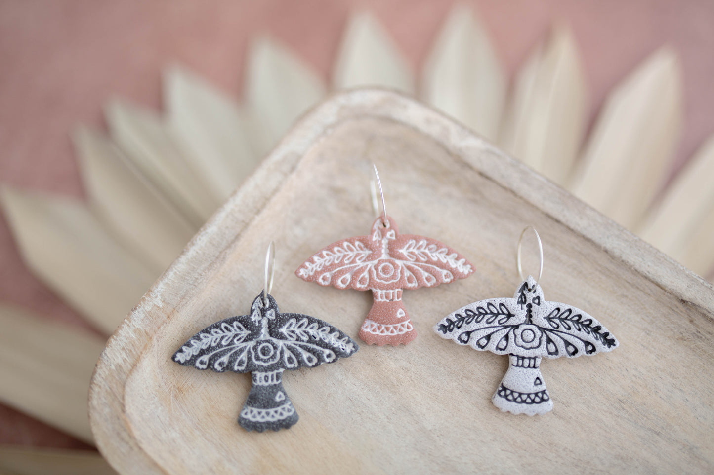 Clay Earrings | Wren Hoops | Desert Collection
