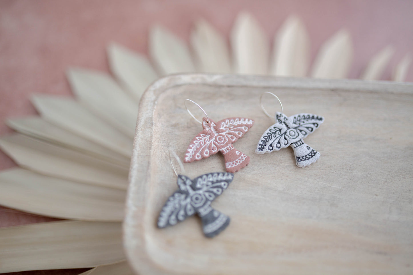 Clay Earrings | Wren Hoops | Desert Collection