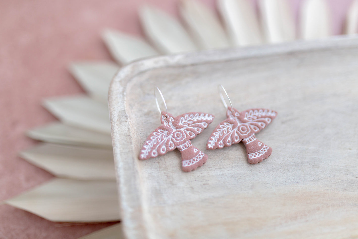 Clay Earrings | Wren Hoops | Desert Collection