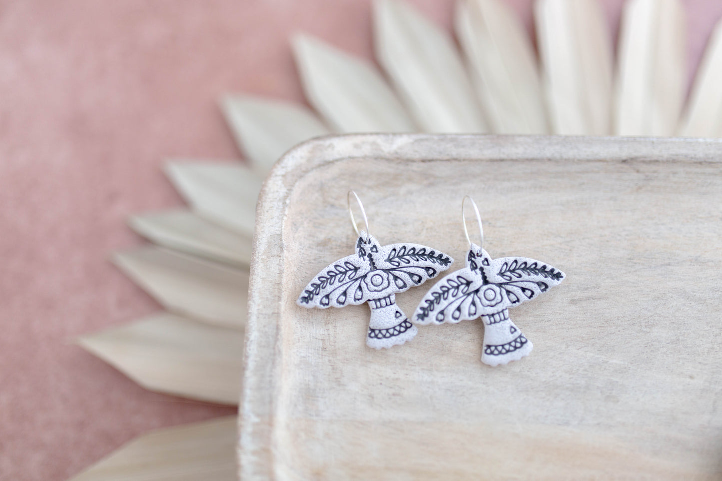 Clay Earrings | Wren Hoops | Desert Collection