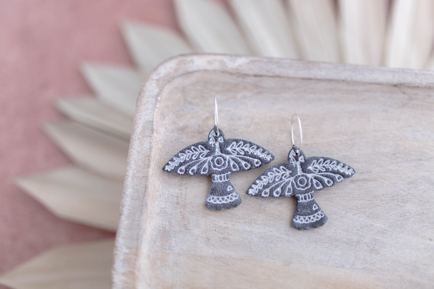 Clay Earrings | Wren Hoops | Desert Collection