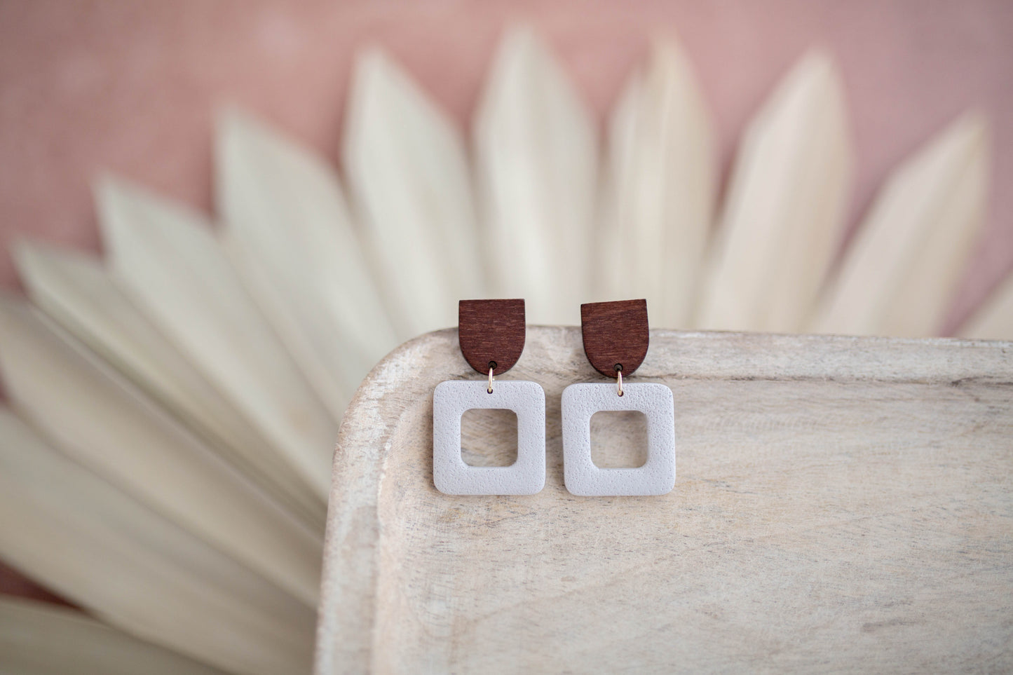 Clay Earrings | Desert Squares | Desert Collection
