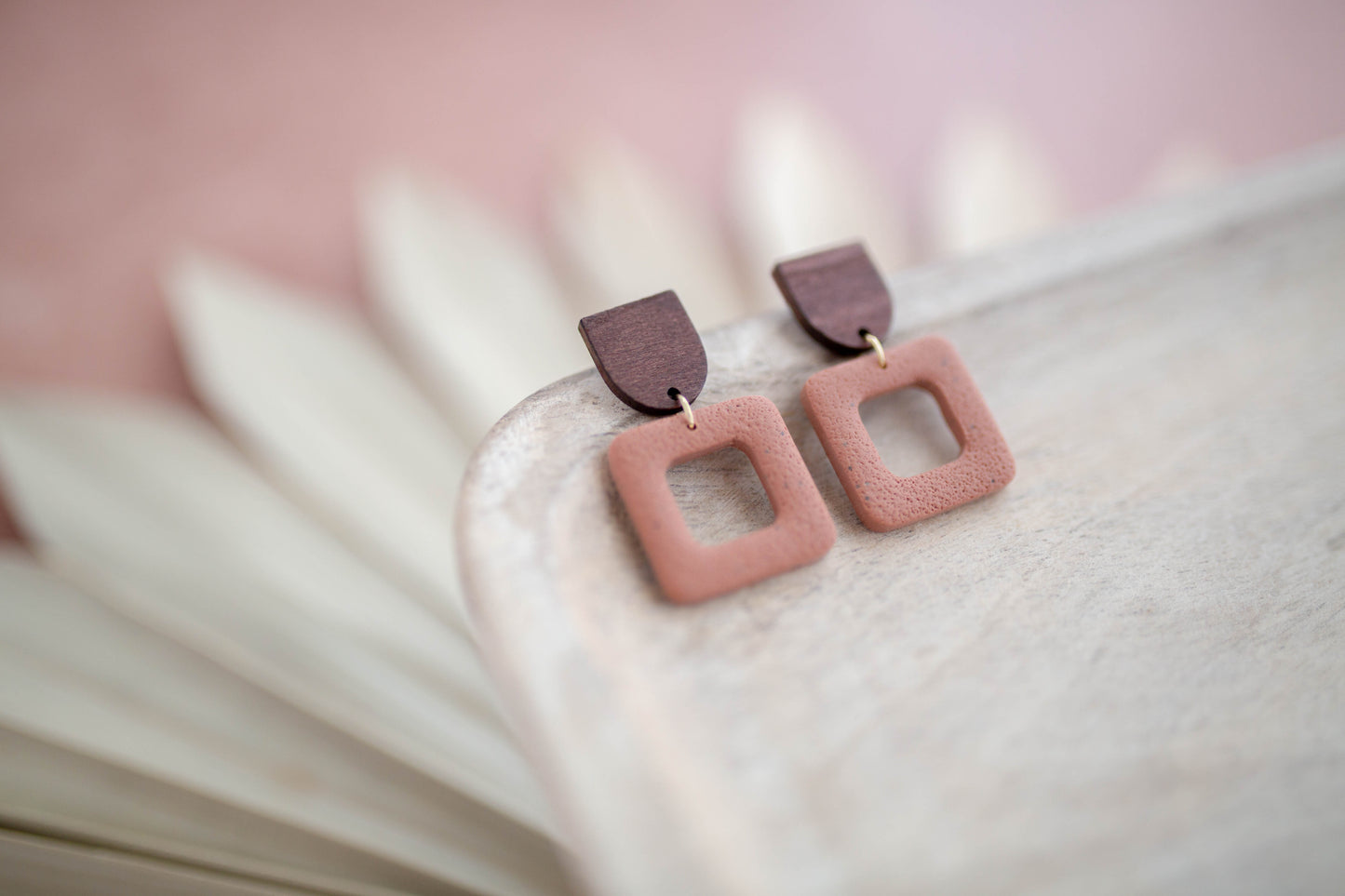 Clay Earrings | Desert Squares | Desert Collection