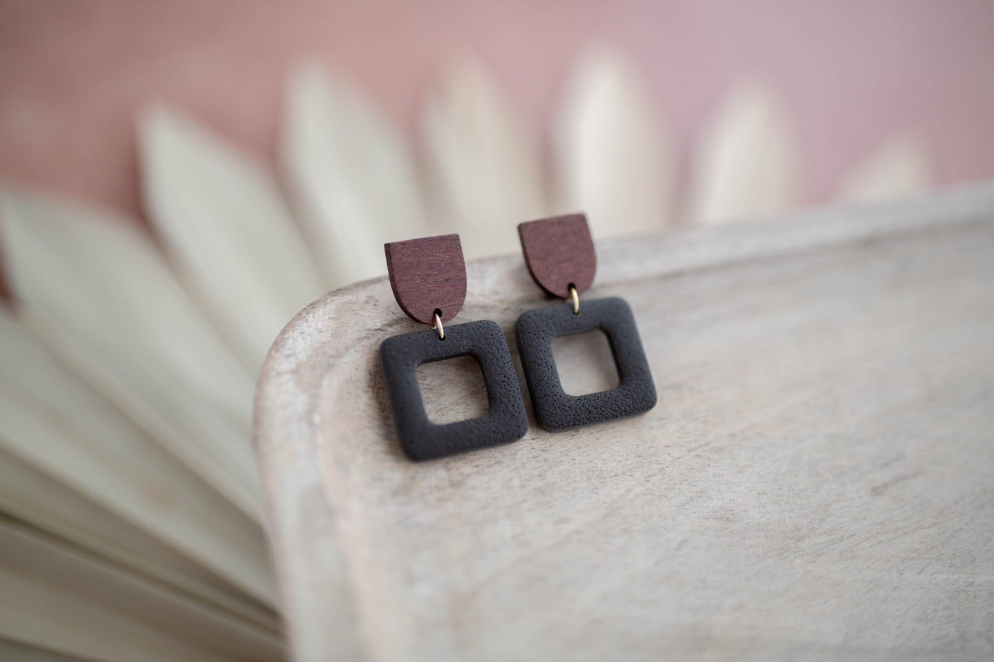 Clay Earrings | Desert Squares | Desert Collection