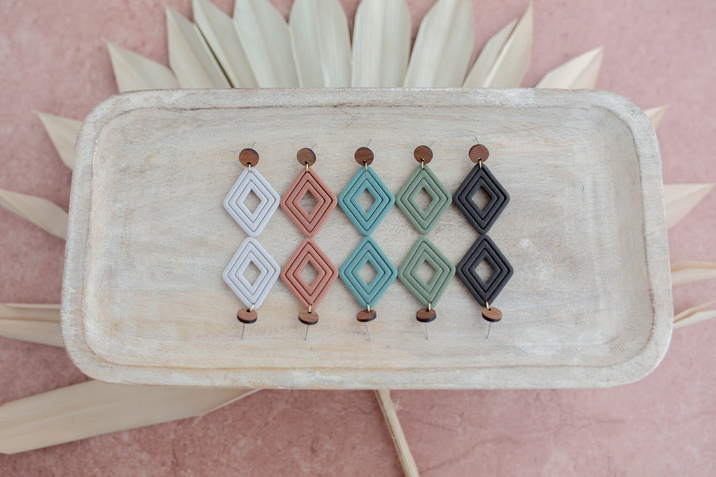 Clay Earrings | Desert Diamonds | Desert Collection