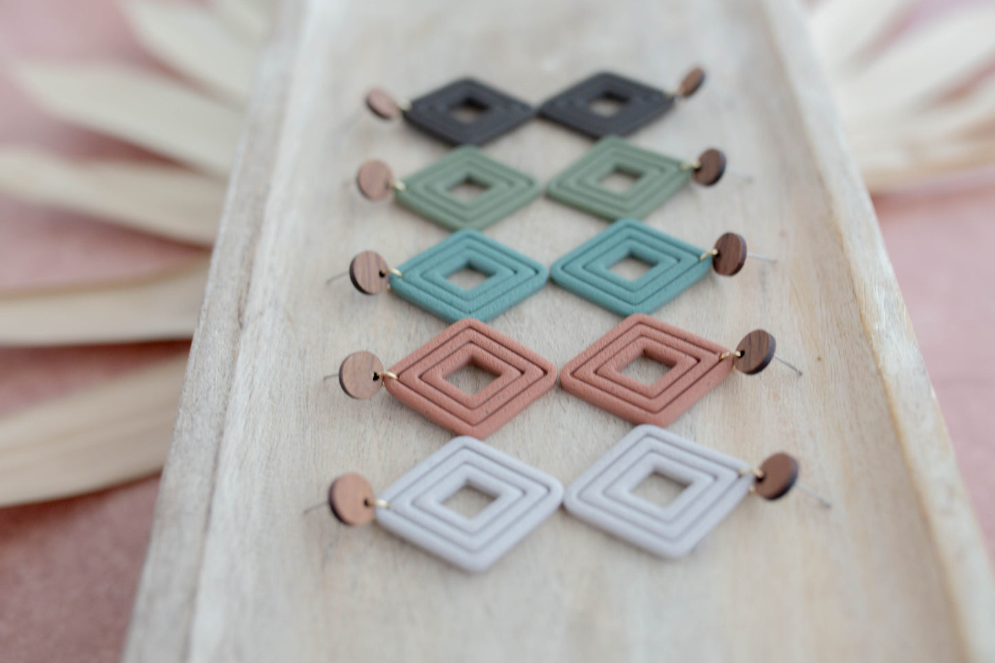 Clay Earrings | Desert Diamonds | Desert Collection