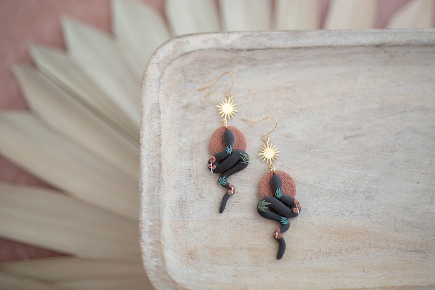 Clay Earrings | Snakes | Desert Collection