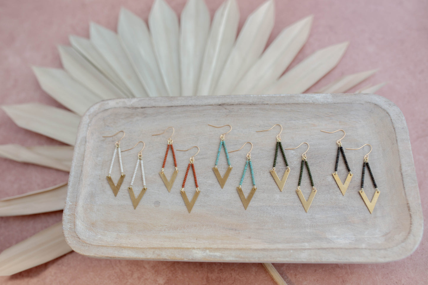 Beaded Earrings | Desert V | Desert Collection