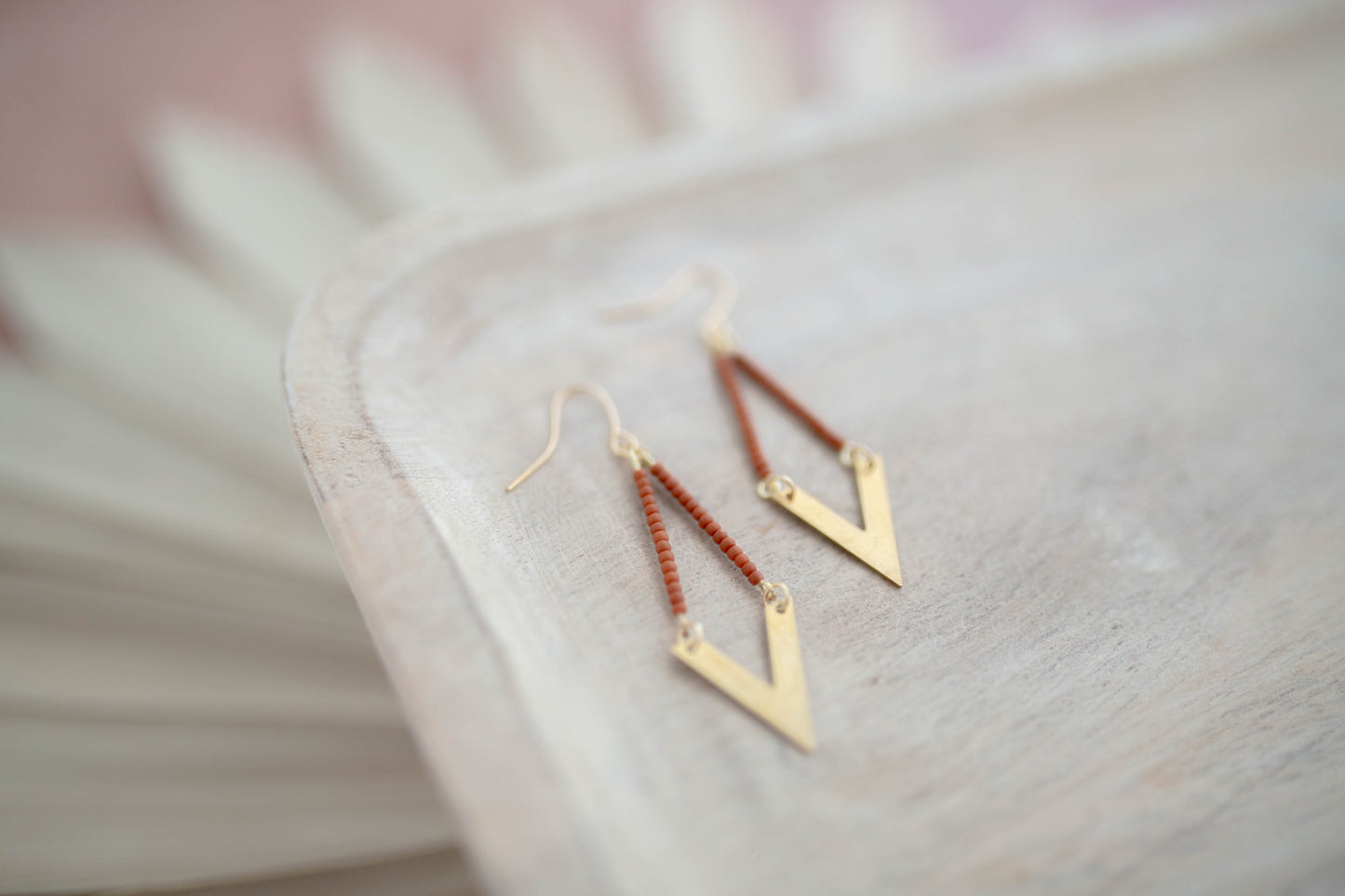 Beaded Earrings | Desert V | Desert Collection