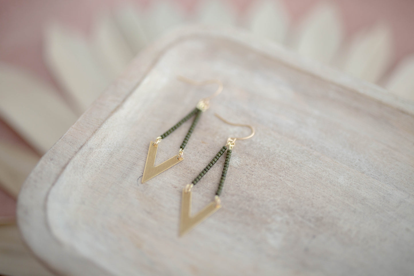 Beaded Earrings | Desert V | Desert Collection