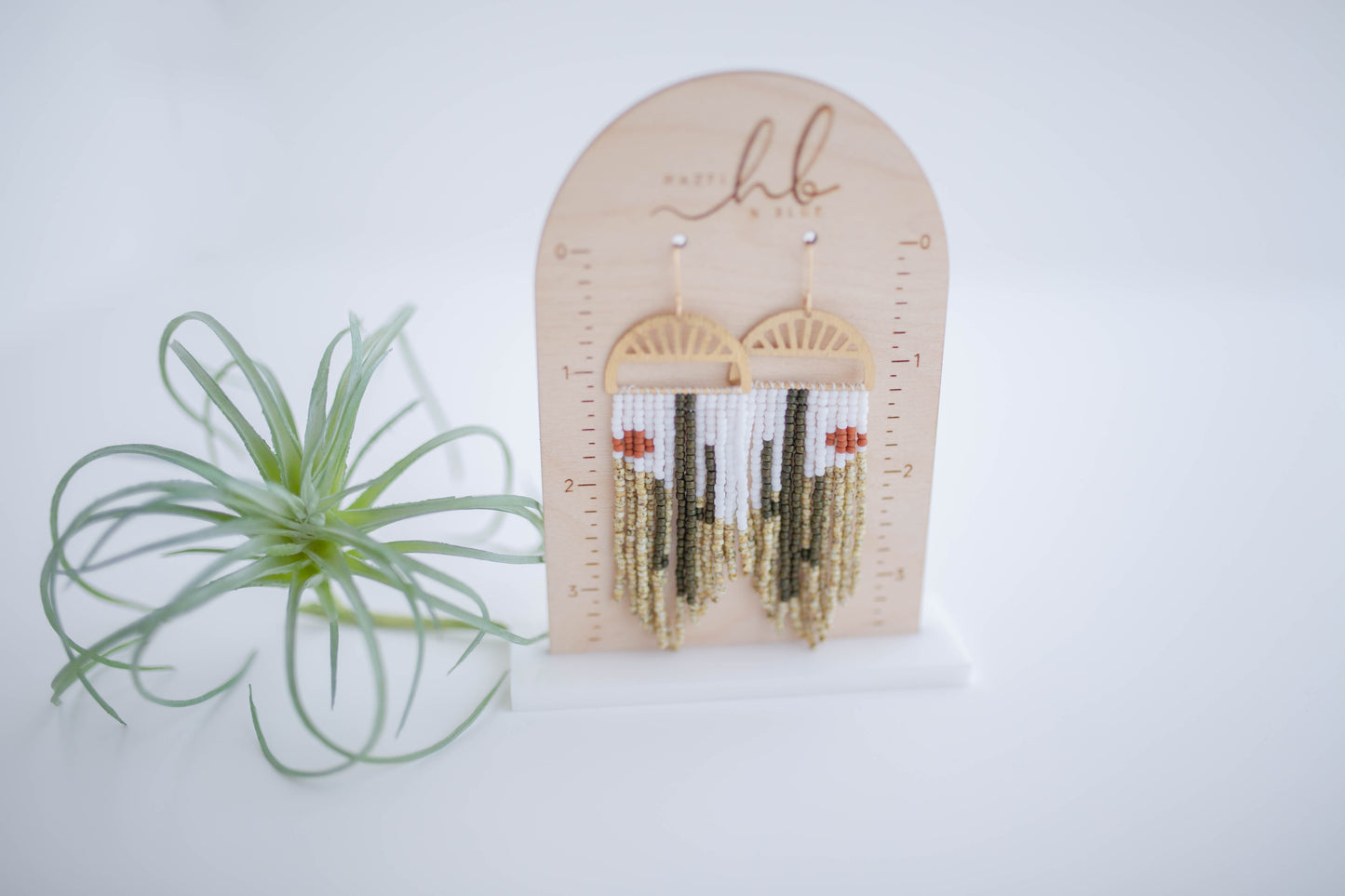 Beaded Earrings | Cactus Fringe | Desert Collection