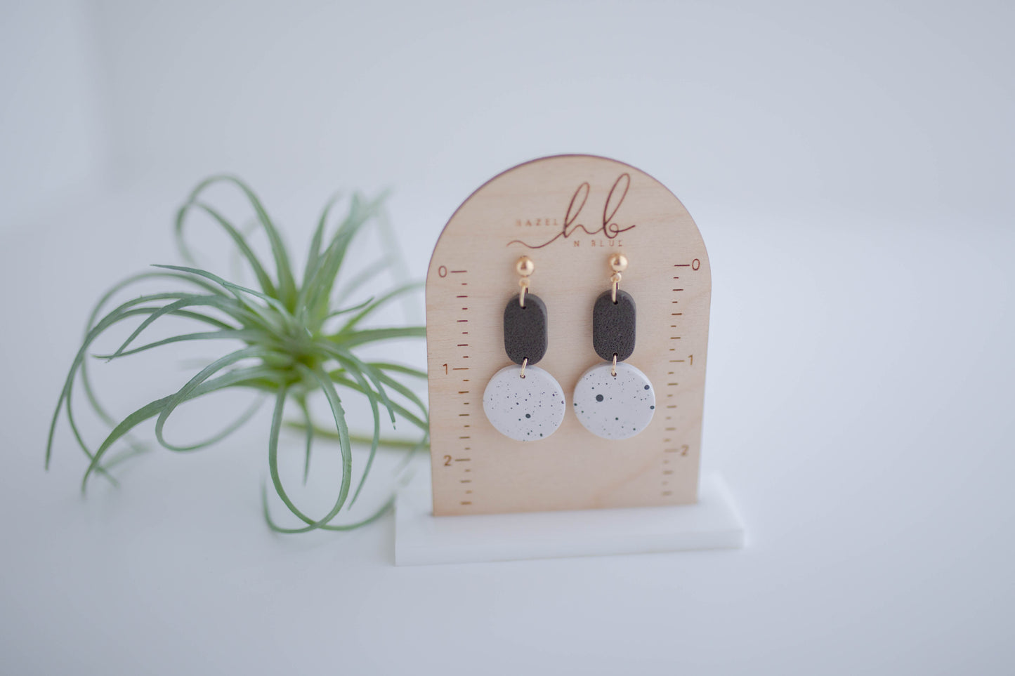 Clay Earrings | Simple Granite Dangles | Desert Collection