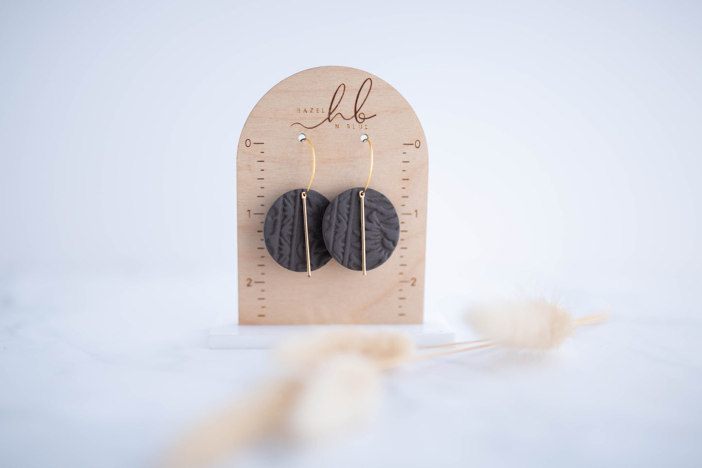 Clay Earrings | Western Simple Circle Hoops | Cozy Cowgirl Collection