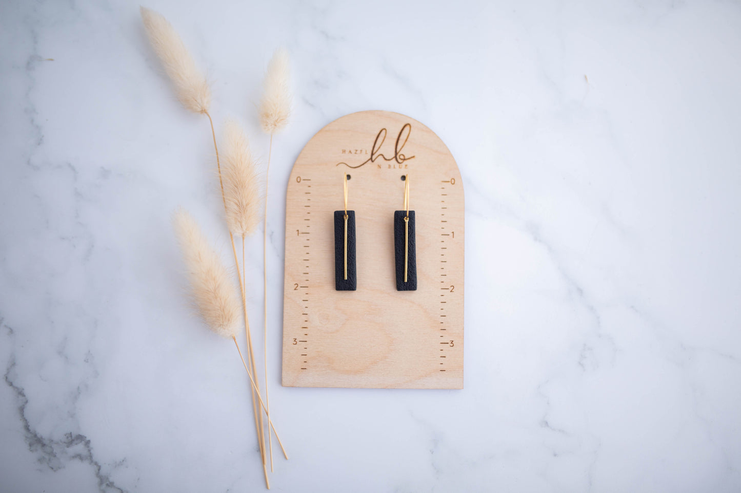 Clay Earrings | Game Day Simple Rectangle Hoops Mismatch | Civil War Collection