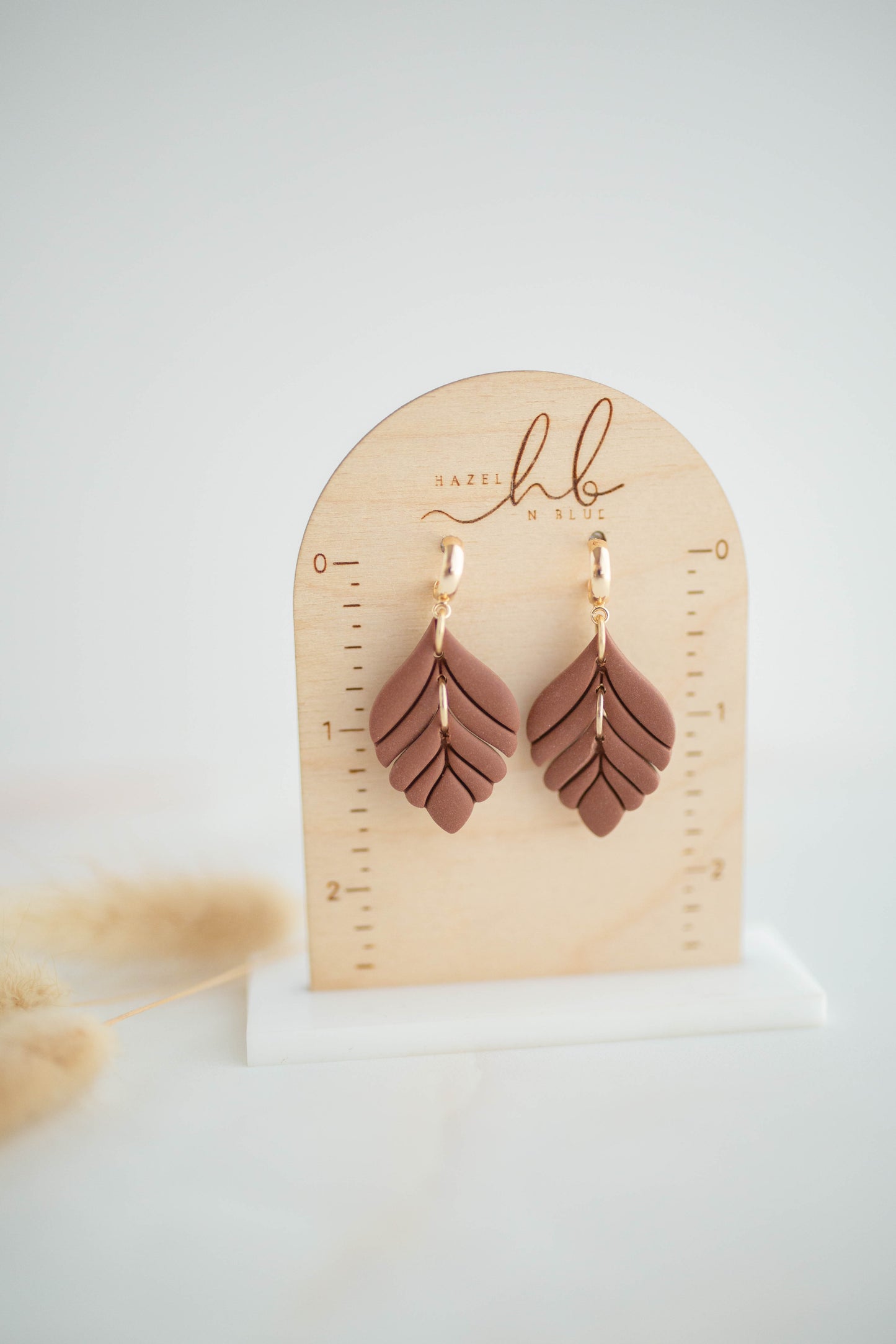 Clay Earrings | Dainty Leaf Dangles | All Things Fall Collection