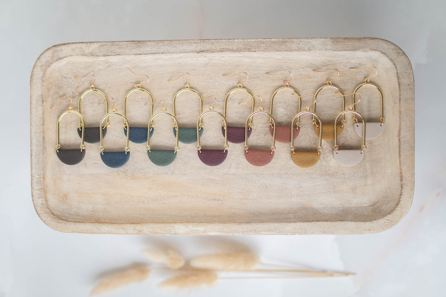 Clay Earrings | Arch Dangles | All Things Fall Collection
