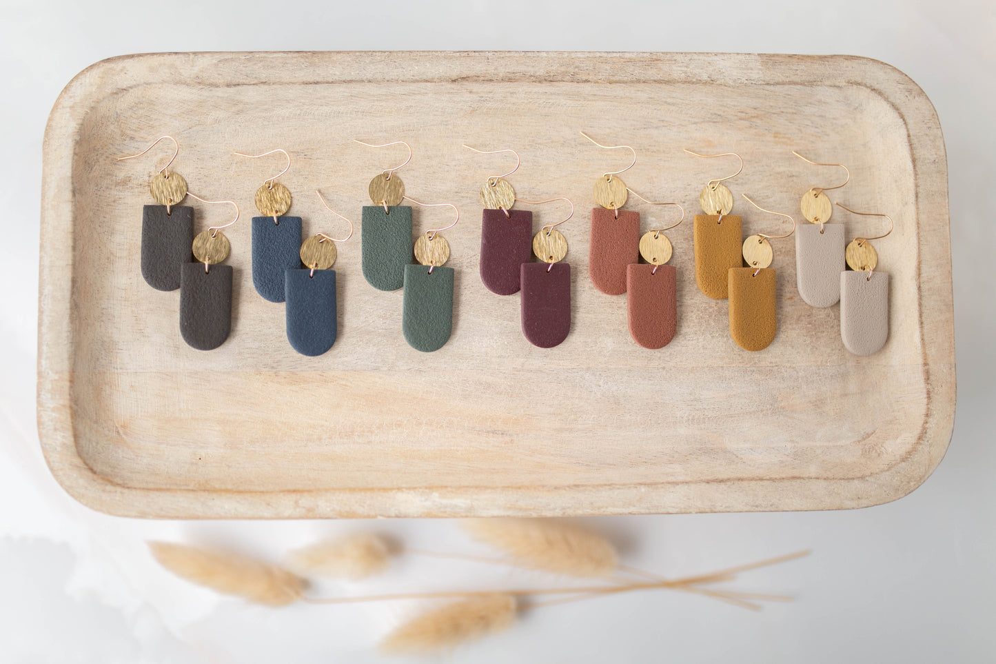 Clay Earrings | Simple Dangles | All Things Fall Collection
