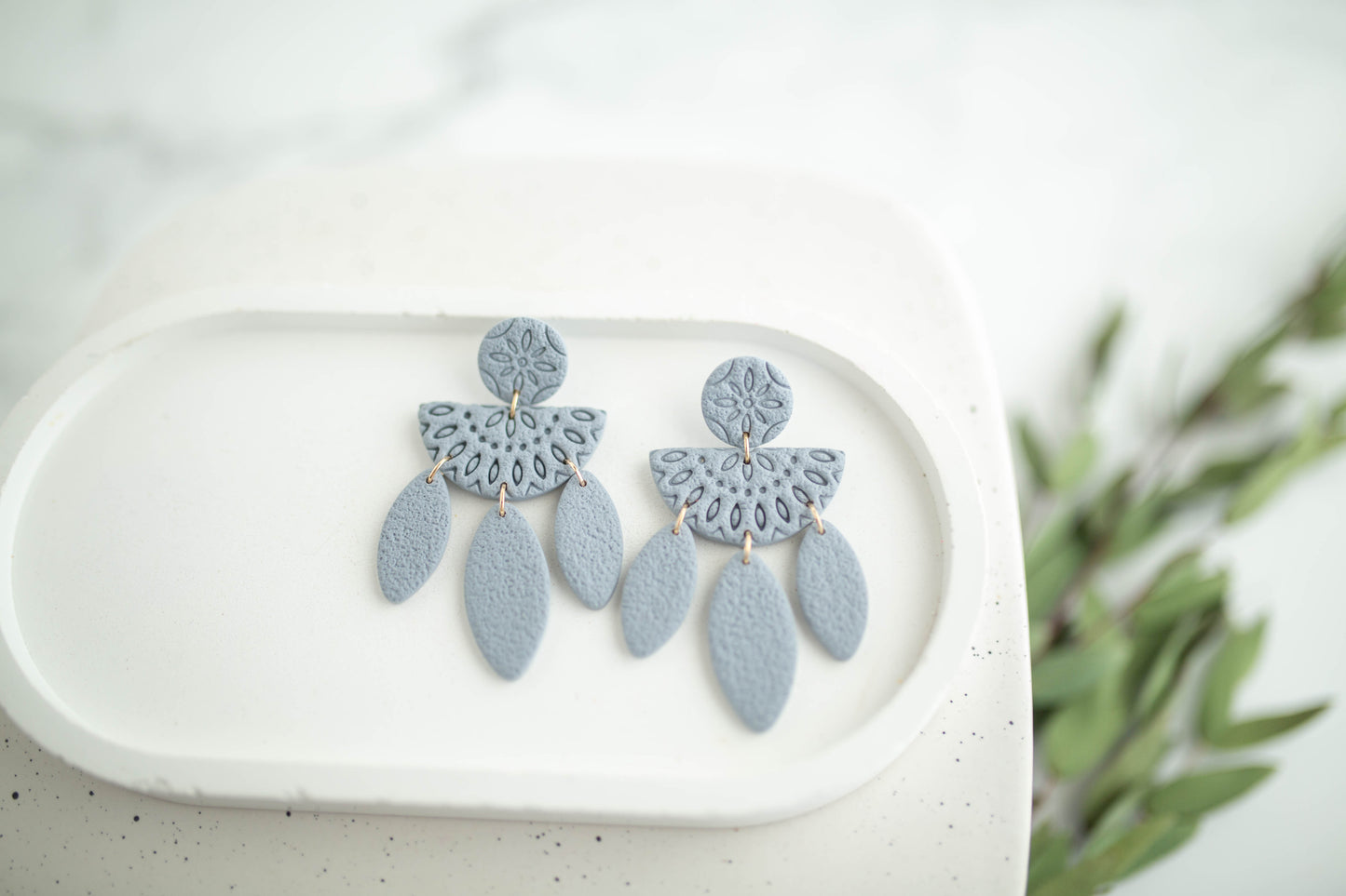 Clay Earrings | Boho Dangles | Earth+Sky Collection