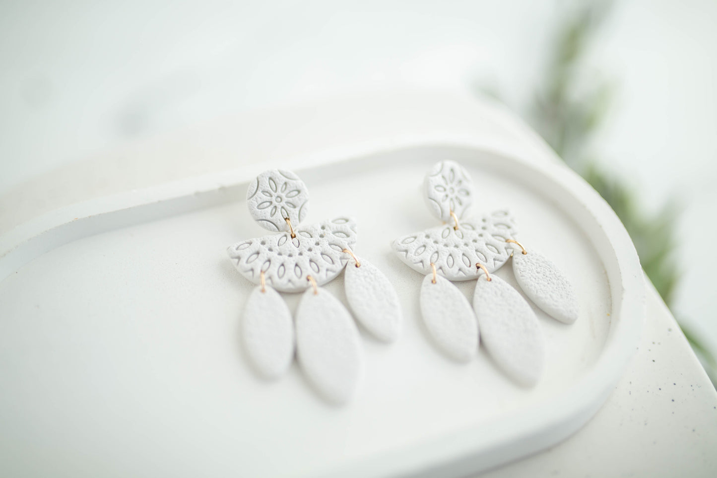 Clay Earrings | Boho Dangles | Earth+Sky Collection