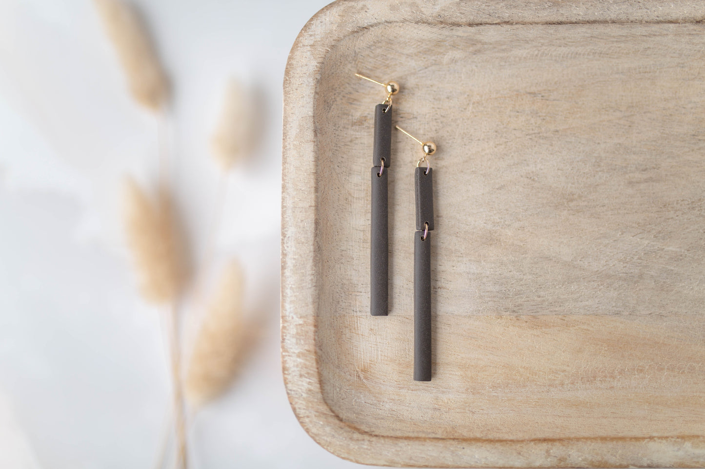 Clay Earrings | Stick Dangles | All Things Fall Collection