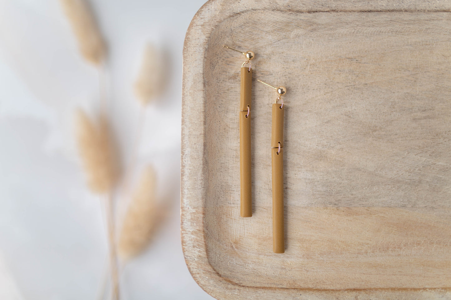 Clay Earrings | Stick Dangles | All Things Fall Collection