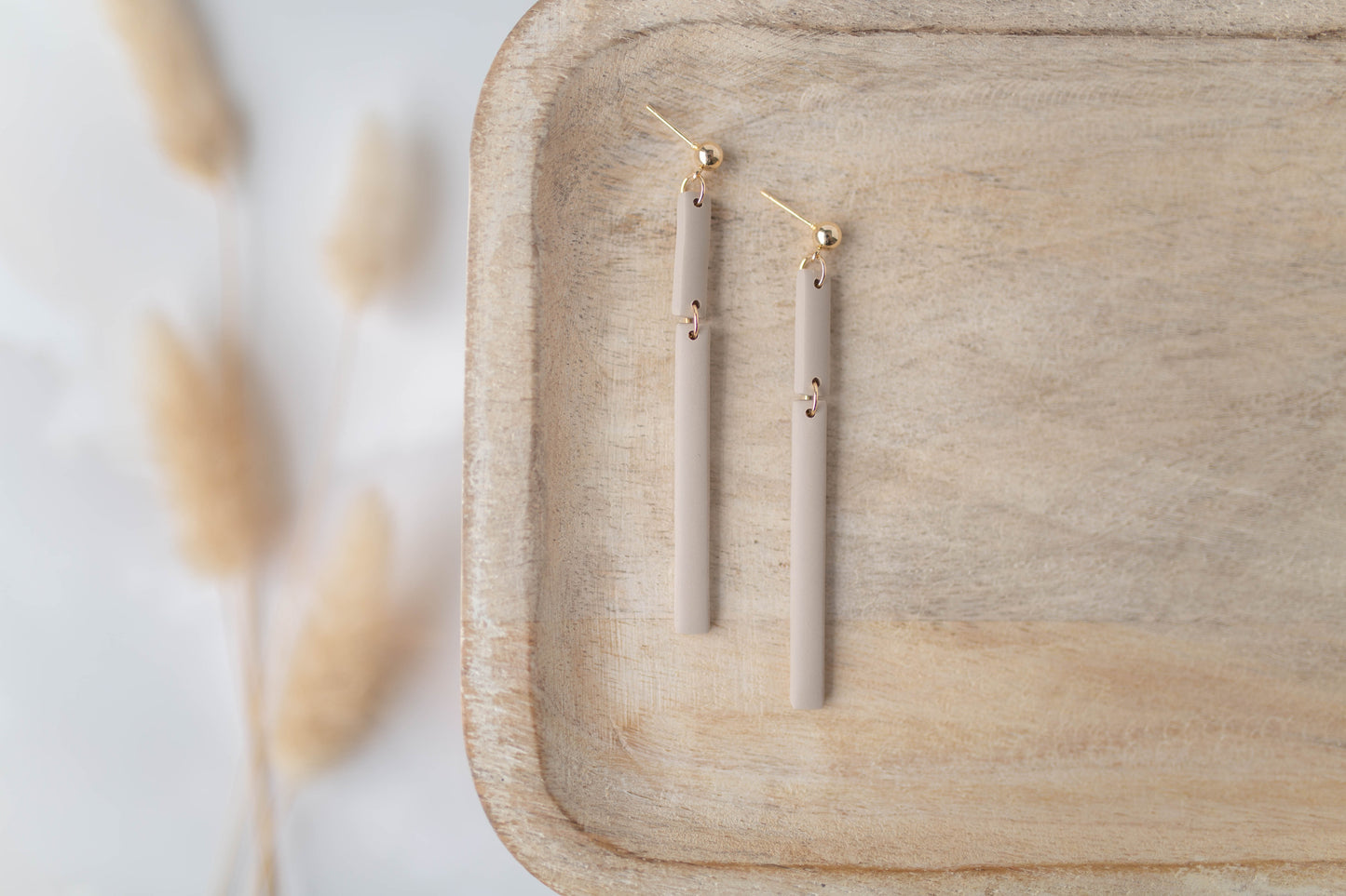 Clay Earrings | Stick Dangles | All Things Fall Collection