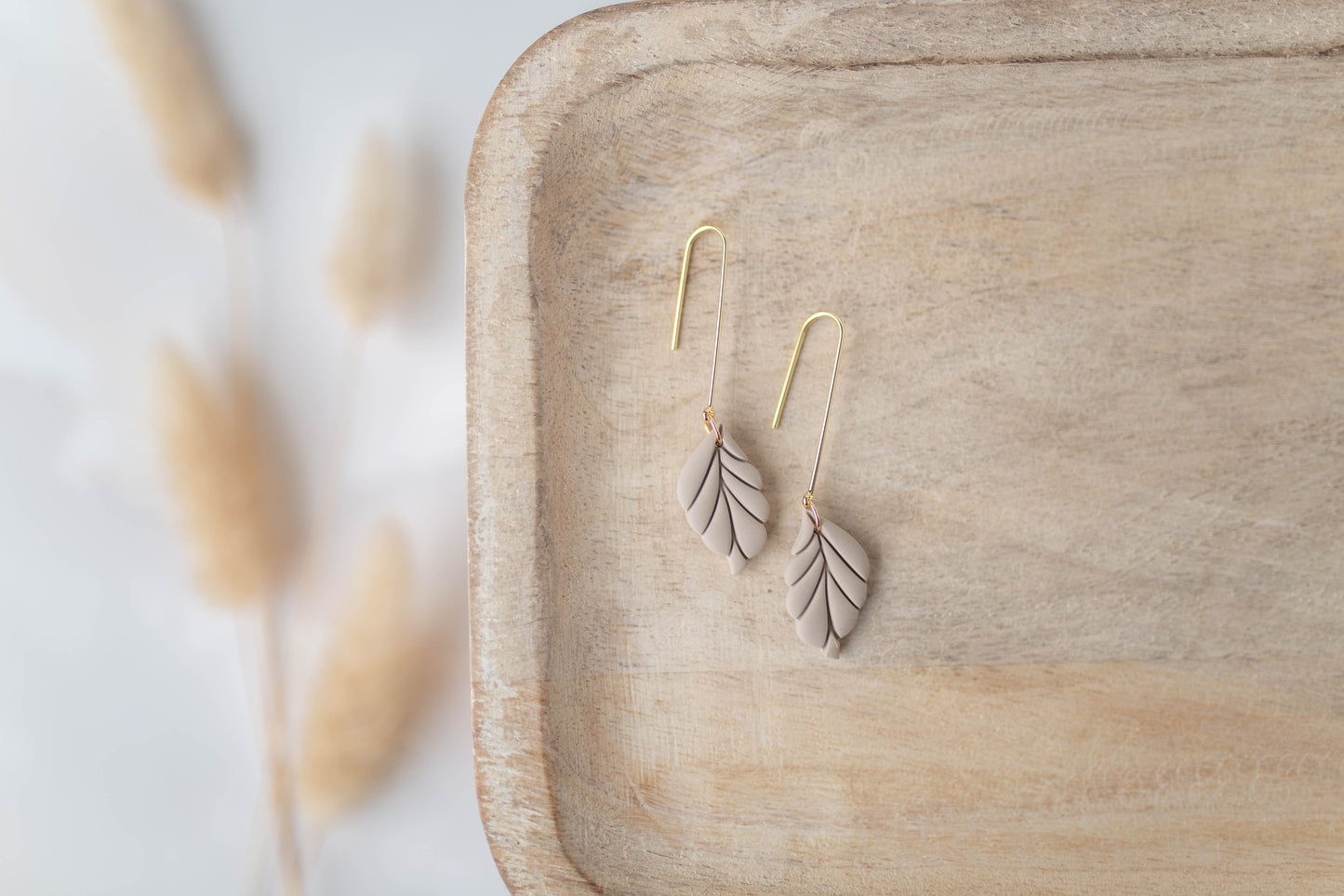 Clay Earrings | Leaf Dangles | All Things Fall Collection