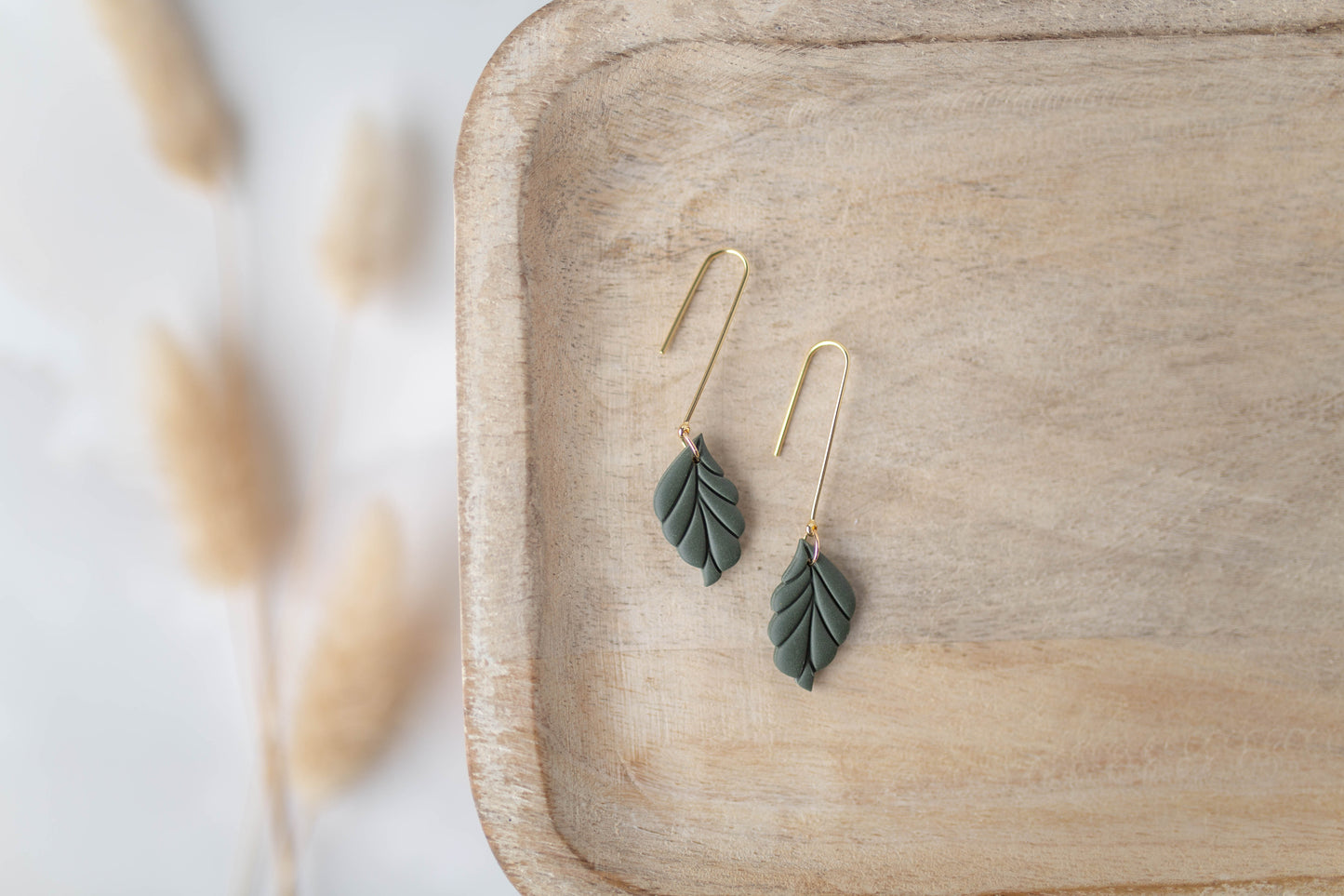 Clay Earrings | Leaf Dangles | All Things Fall Collection