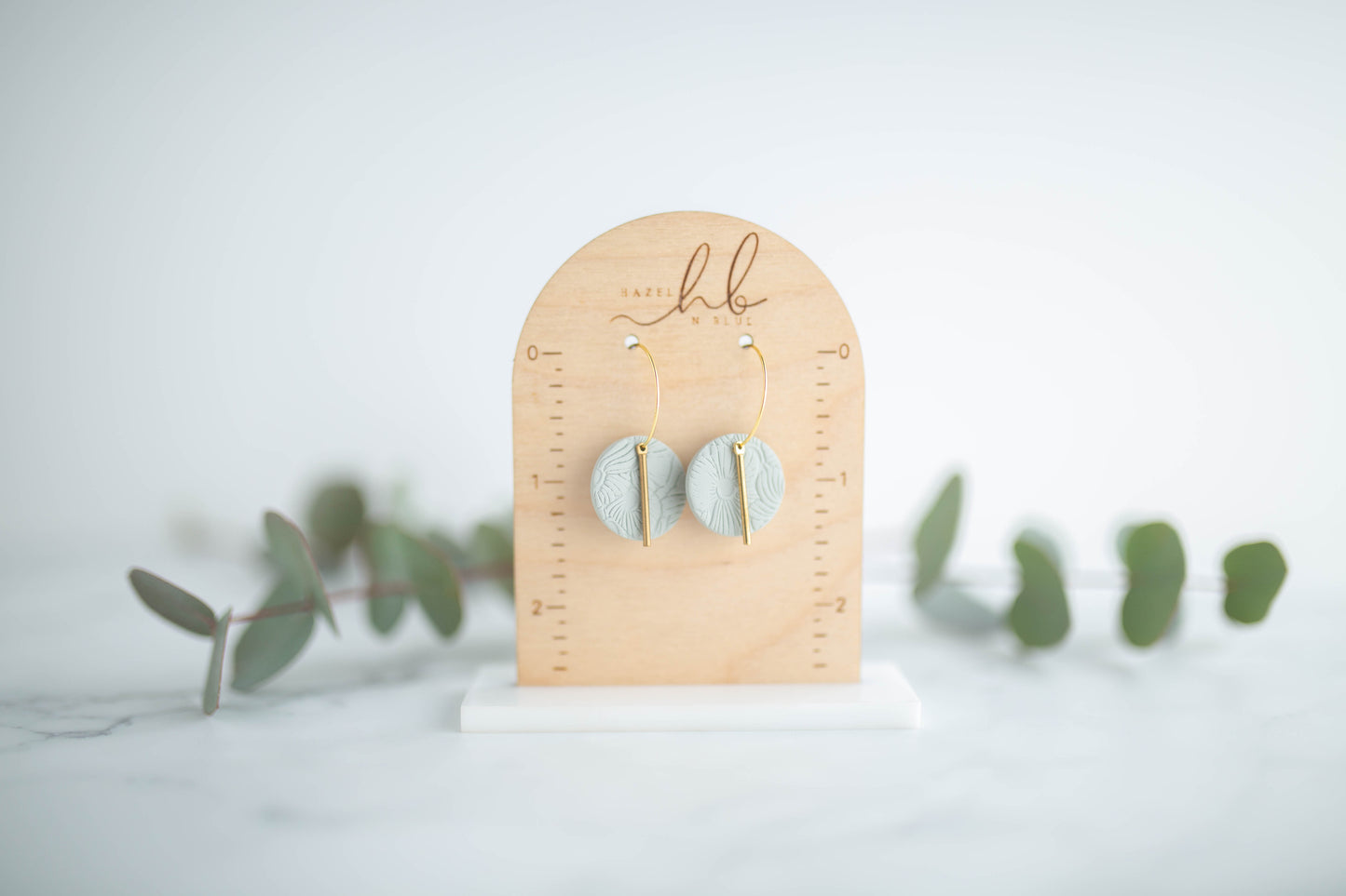 Clay Earrings | Mini Simple Circle Hoops | Spring Fling Collection