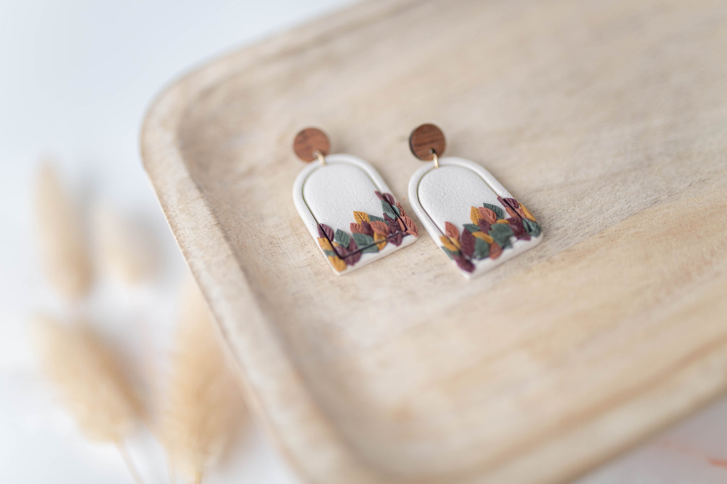 Clay Earrings | Fallen Leaves | All Things Fall Collection