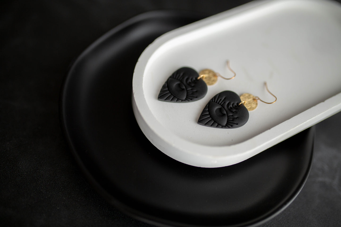 Clay Earrings | Evil Eye Dangles | Boo Collection